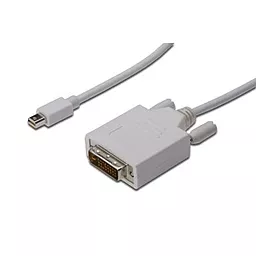 Відеокабель Digitus ASSMANN MiniDisplayPort to DVI(AM/AM) 3.0m, (AK-340305-030-W) white