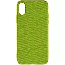 Чехол Gelius Canvas Case Apple iPhone X, iPhone XS Green