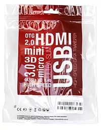 Видеокабель ExtraDigital Display Port - HDMI 4K 30AVG 2м. White (KBH1747) - миниатюра 4