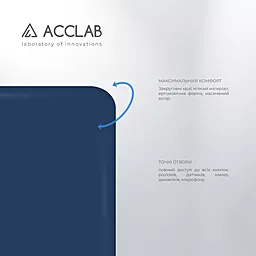 Чехол ACCLAB SoftShell для Samsung Galaxy A22 5G Blue - миниатюра 3