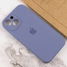 Чехол Silicone Case Full Camera для Apple iPhone 13 Lavender Gray - миниатюра 3