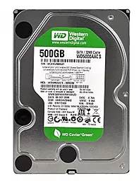 Жесткий диск Western Digital 500GB Caviar Green 5400rpm (WD5000AACS)