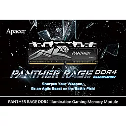 Оперативная память Apacer DDR4 8GB 2400 MHz Panther Rage Series (EK.08G2T.GEJ) - миниатюра 2