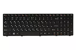 Клавіатура для ноутбуку Lenovo G570 G575 фрейм (KB311774) PowerPlant чорна