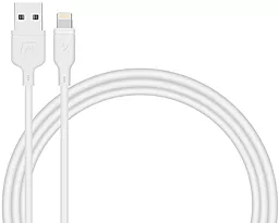 Кабель USB Momax ZERO 2.4A USB Lightning Cable White - миниатюра 2
