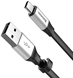 Кабель USB Baseus Nimble Portable 0.23M Type-C Cable Silver (CATMBJ-BG1) - миниатюра 4