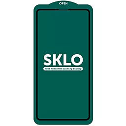Защитное стекло SKLO 5D для Apple iPhone 15 Pro Max (6.7") Black (тех.упак)