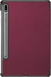 Чехол для планшета BeCover Smart Case Samsung Galaxy Tab S7 Plus SM-T975 Red Wine (705229) - миниатюра 2