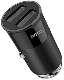 Автомобильное зарядное устройство Hoco Z17A Sure 2USB 3,1A Black