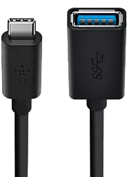 OTG-перехідник Belkin USB-C to USB-A Adapter 0.14m Black (F2CU036bt) - мініатюра 4