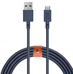 USB Кабель Native Union Belt Cable USB-A to USB-C (3m) Marine (BELT-KV-AC-MAR-3)