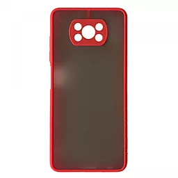 Чехол Gingle Matte для Xiaomi Poco X3, X3 Pro Red