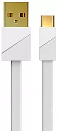 Кабель USB Remax Gold Plating QC USB Type-C 3A White (RC-048a)