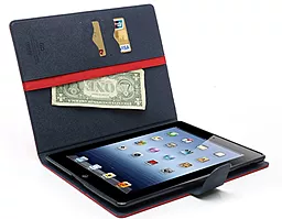 Чехол для планшета Mercury Fancy Diary Series Apple iPad 2, iPad 3, iPad 4 Red - Blue - миниатюра 4