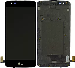 Дисплей LG Escape 3, K8 2016, Phoenix 2 (K350, K373, LM-X212(G), VS500PP) з тачскріном і рамкою, оригінал, Black