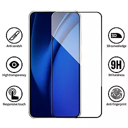 Защитное стекло Blueo 2.5D Full Cover HD для Samsung Galaxy S23 Black - миниатюра 3