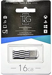 Флешка T&G 16GB 103 Metal Series Silver (TG103-16G)