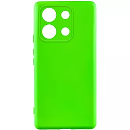 Чехол Lakshmi Silicone Cover Full Camera для Xiaomi Redmi Note 13 Pro 4G, Poco M6 Pro 4G Neon Green