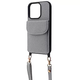 Чохол Wave Leather Pocket Case для Apple iPhone 14 Sierra Blue