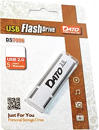 Флешка Dato 8GB DS7006 USB 2.0 (DT_DS7006W/8GB) white