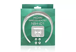 Наушники Nomi Bluetooth NBH-421 Silver - миниатюра 5