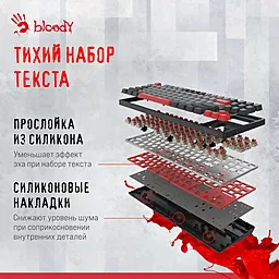 Клавиатура Bloody S87 BLMS Red Plus Switch - миниатюра 19