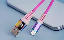 Кабель USB REAL-EL MFI 2.4a Lightning cable Rainbow (EL123500051) - миниатюра 8