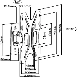Кронштейн для телевизора Ultramount UM26-201 - миниатюра 3