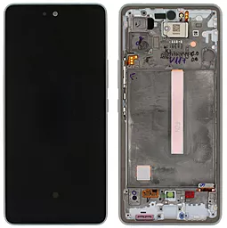 Дисплей Samsung Galaxy A53 A536 5G с тачскрином и рамкой, оригинал, White