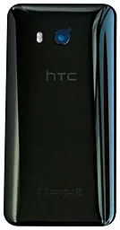 Задняя крышка корпуса HTC U11 со стеклом камеры Brilliant Black