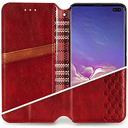 Чехол GETMAN Cubic (PU) для Samsung Galaxy A33 5G Красный - миниатюра 3