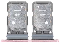 Держатель (лоток) Сим карты Samsung Galaxy S21 FE G990 / Galaxy S21 5G G991 Dual Sim Original Phantom Pink