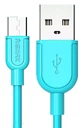 USB Кабель Remax Souffle micro USB Cable Blue (RC-031m)