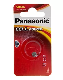 Батарейки Panasonic SR616SW (321) 1шт (SR-616EL/1B)