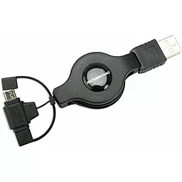Кабель USB Scosche sleekSYNC USB mini & USB micro Black (MMUSBR) - миниатюра 3