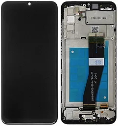 Дисплей Samsung Galaxy A02s A025, Galaxy M02s M025 (160.5mm) з тачскріном і рамкою, оригінал, Black - мініатюра 2