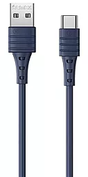 Кабель USB Remax RC-068a Zeron 5A USB Type-C Cable Blue (6954851224310)