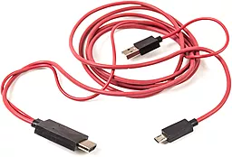 Відеокабель PowerPlant micro USB - HDMI + USB, 2.0m, (MHL), Blister (CA910861)