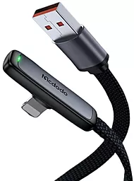 Кабель USB McDodo Zebra Series 12W 3A 1.2M Lightning Cable Black (CA-2790) - миниатюра 2