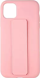 Чехол Epik Silicone Case Hand Holder Apple iPhone 12 Pro Max Pink - миниатюра 2