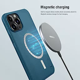 Чехол Nillkin Matte Magnetic Pro для Apple iPhone 13 Pro Max (6.7") Синий / Blue - миниатюра 4
