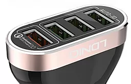 Автомобильное зарядное устройство с быстрой зарядкой LDNio Car Charger DL-C701Q - миниатюра 2