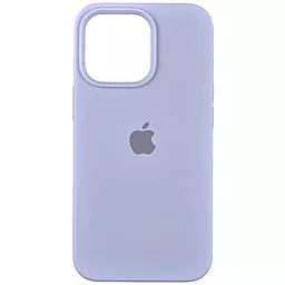 Чехол Silicone Case Full для Apple iPhone 15 Pro Max Light Purple