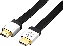 Видеокабель Veron HDMI Slim High-Speed with Ethernet V2.0 2m Black