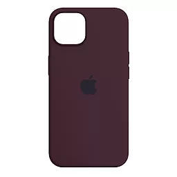 Чехол Silicone Case Full для Apple iPhone 14 Plum