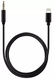 Аудио кабель EasyLife Aux mini Jack 3.5 mm - Lightning M/M Cable 1 м black