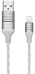 Кабель USB Remax EL Luminous Ultimate Lightning Cable White (RC-130i)