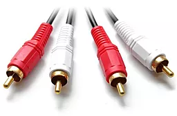 Аудио кабель Gemix 2xRCA M/M Cable 15 м black (Art.GC 1814)