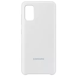 Чохол Samsung Samsung Silicone Cover Galaxy A41 (A415) White (EF-PA415TWEGRU)