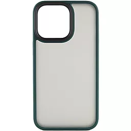 Чехол Epik TPU+PC Metal Buttons для Apple iPhone 15 Pro Green